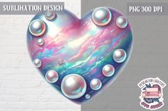 Valentine Heart Symbol Love Sublimation Design PNG Heart Product Image 1