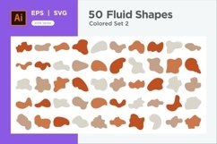 Liquid and fluid shape 50 Set V 2 Product Image 1