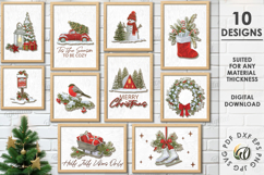 Christmas Wall Decors Bundle Laser Cut. Christmas Decor SVG Product Image 1