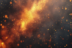 Gold Bright Particles Background Wallpaper Product Image 1