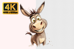 Smiling Donkey Transparent PNG Product Image 1