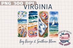 USA STATE America Brushstrokes PNG Watercolor Design Sign Product Image 1