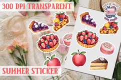 Summer sticker Cute flowers Love Picnic Beach Spring Product Image 1