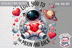 Valentine Quote Symbol Love Sublimation Design PNG Heart Product Image 1
