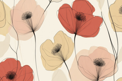 Poppy Flower Background Wallpaper Product Image 1