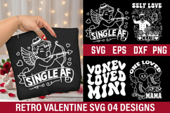 Retro Valentine's Day Design - One loved mini Product Image 1