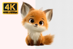 Cartoon Fox Transparent PNG Product Image 1