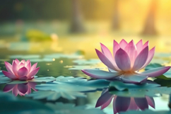 Lotus Flower Background Product Image 1