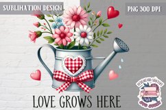 Valentine Quote Symbol Love Sublimation Design PNG Heart Product Image 1