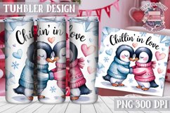 Sublimation Tumbler WRAP Love Design Quote Watercolor Animal Product Image 1