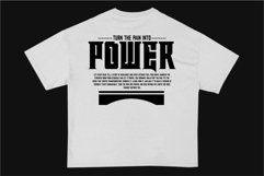 Power Streetwear Typography T-shirt Design Product Image 1