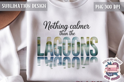 Summer Beach Sea Quote Watercolor Sublimation PNG Product Image 1
