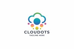 Cloud Dots Tech Logo Product Image 1