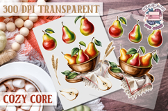 Cozy Core sheet Scrapbook PNG Love Aesthetic Warm Minimalism Product Image 1