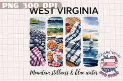 USA STATE America Brushstrokes PNG Watercolor Design Sign Product Image 1