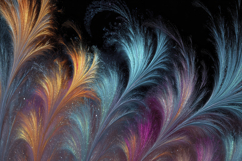 Neon Feather Background Product Image 1