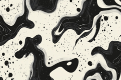 Abstract Wavy Black Pattern Background Wallpaper Product Image 1