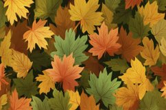 Yellow Leaves Background Wallpaper Product Image 1