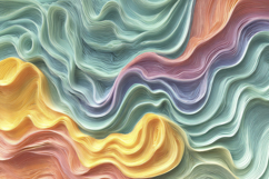 Colorful Waves Background Product Image 1
