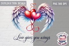 Valentine Quote Symbol Love Sublimation Design PNG Heart Product Image 1