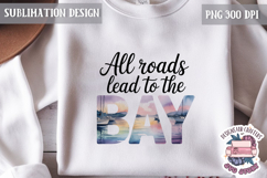 Summer Beach Sea Quote Watercolor Sublimation PNG Product Image 1