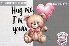 St Valentine’s Coquette Bow PNG Holidays Funny Watercolor Product Image 1