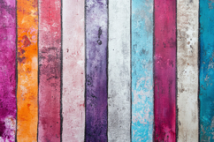 Colorful Wooden Planks Background Wallpaper Product Image 1