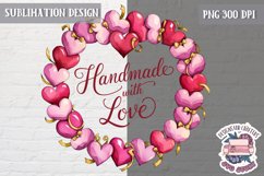 St Valentine’s Coquette Bow PNG Holidays Funny Watercolor Product Image 1