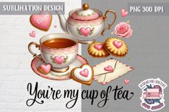 Valentine Quote Symbol Love Sublimation Design PNG Heart Product Image 1