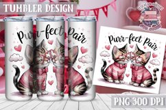 Sublimation Tumbler WRAP Love Design Quote Watercolor Animal Product Image 1