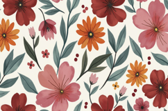 Floral Pattern Background Wallpaper Product Image 1