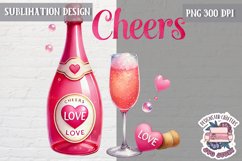 Valentine Quote Symbol Love Sublimation Design PNG Heart Product Image 1
