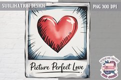 Valentine Quote Symbol Love Sublimation Design PNG Heart Product Image 1