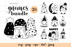 Gnomes SVG Bundle | Christmas Gnome Clipart Product Image 1