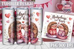 Sublimation Tumbler WRAP Love Design Quote Watercolor Animal Product Image 1