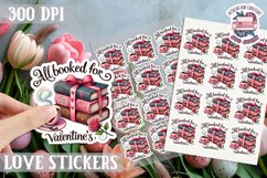 Love sticker Sheet Valentine Day Sign Lettering PNG 14 feb Product Image 1