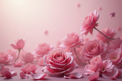 Pink Roses background Product Image 1