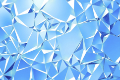 Crystalline Blue Geometry Pattern Background Wallpaper Product Image 1