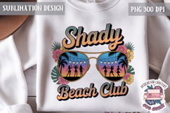 Sassy Summer Tropical Clipart PNG Sublimation Beach Vibe Product Image 1