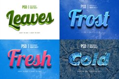 nature editable text effect mockup bundle - 4 variations Product Image 1