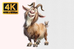 Calming Goat Transparent PNG Product Image 1