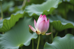 Sacred Lotus Flowers Background Wallpaper Product Image 1