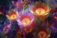 Glowing Peonies Background Product Image 1