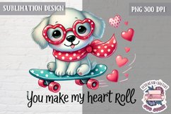 Valentine Quote Symbol Love Sublimation Design PNG Heart Product Image 1