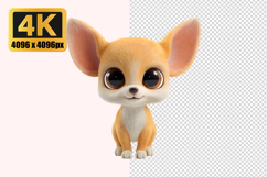 Cute Chihuahua Dog Transparent PNG Product Image 1