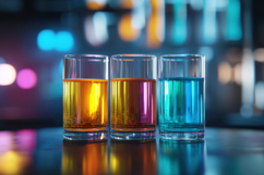 Colorful liquid in Glass Background Wallpaper Product Image 1