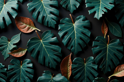 Tropical Green Leaves Background Product Image 1