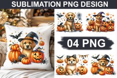 Halloween Dog - Pillow Sublimation PNG Design Product Image 1