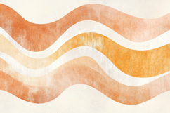 Orange Waves Pattern Background Wallpaper Product Image 1