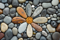 Stone Flower Background Wallpaper Product Image 1